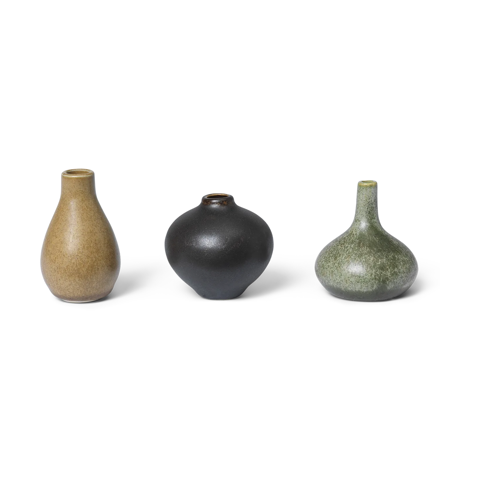 Ferm Living Komo vasee mini sæt med 3 Calm