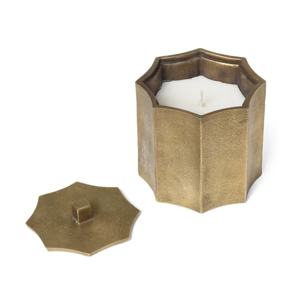 Otte doftljus 36 h, Brass finish