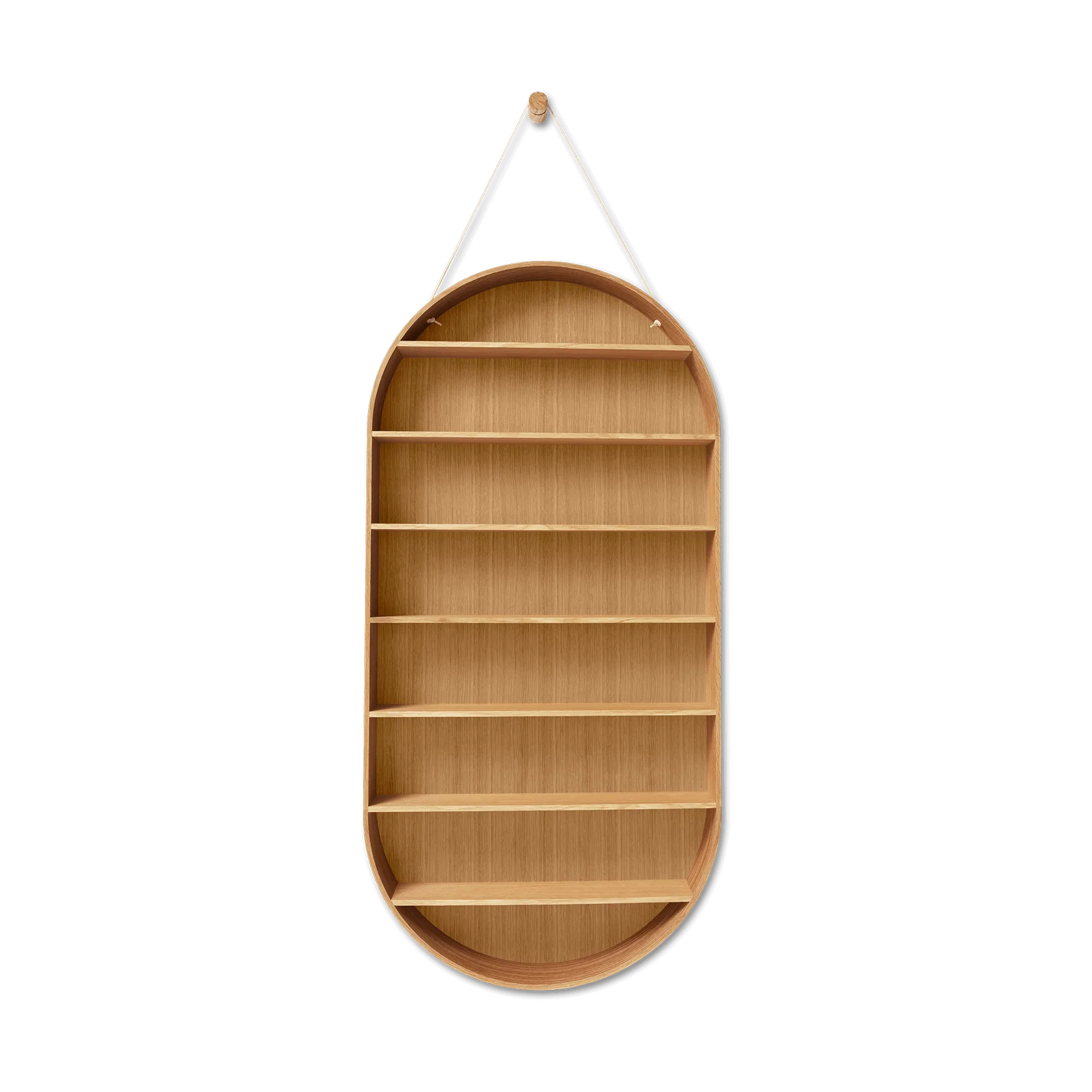 Ferm Living, Oval Dorm Reol - Oiled Oak