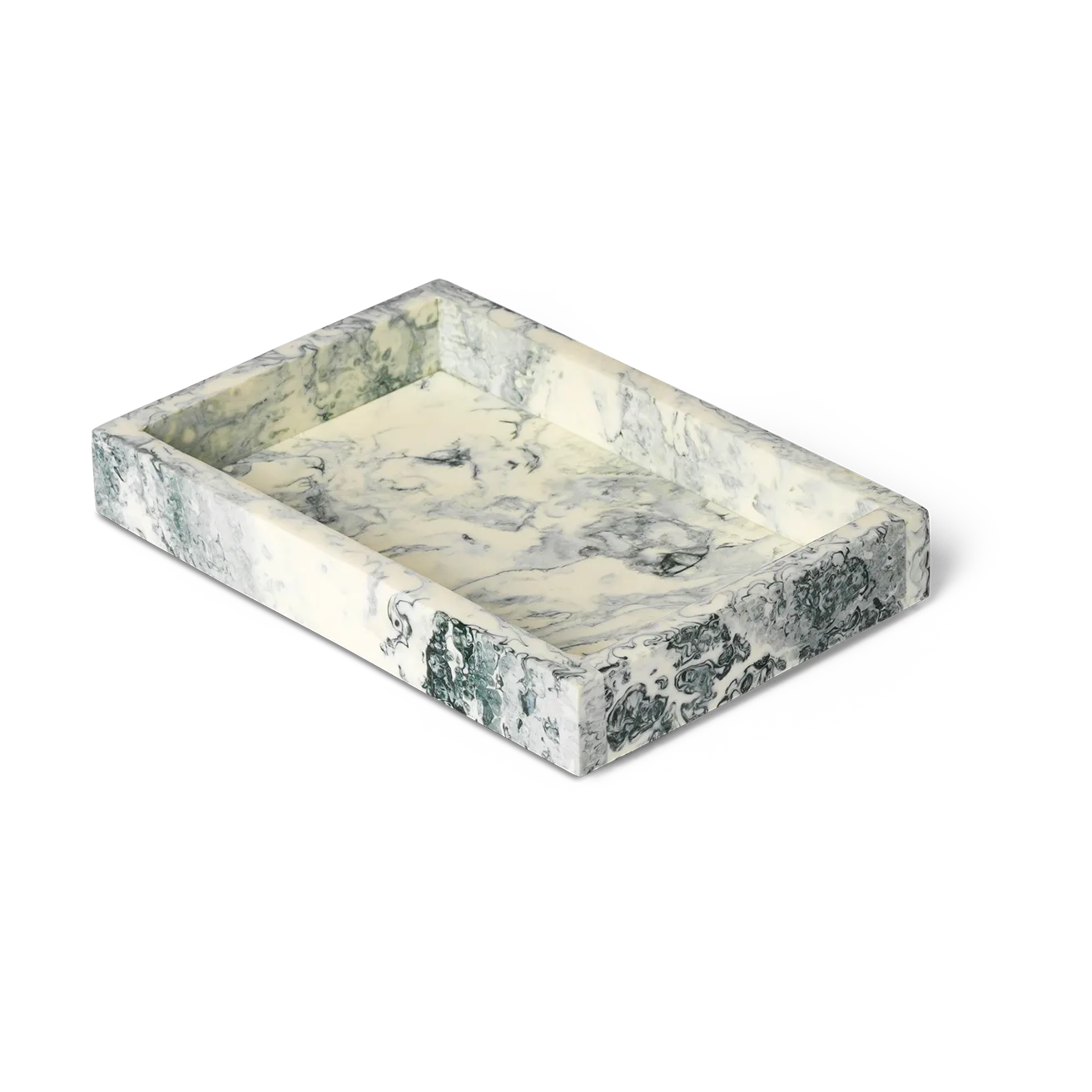 Ferm Living Plateau de décoration Mist cm Emerald-off white