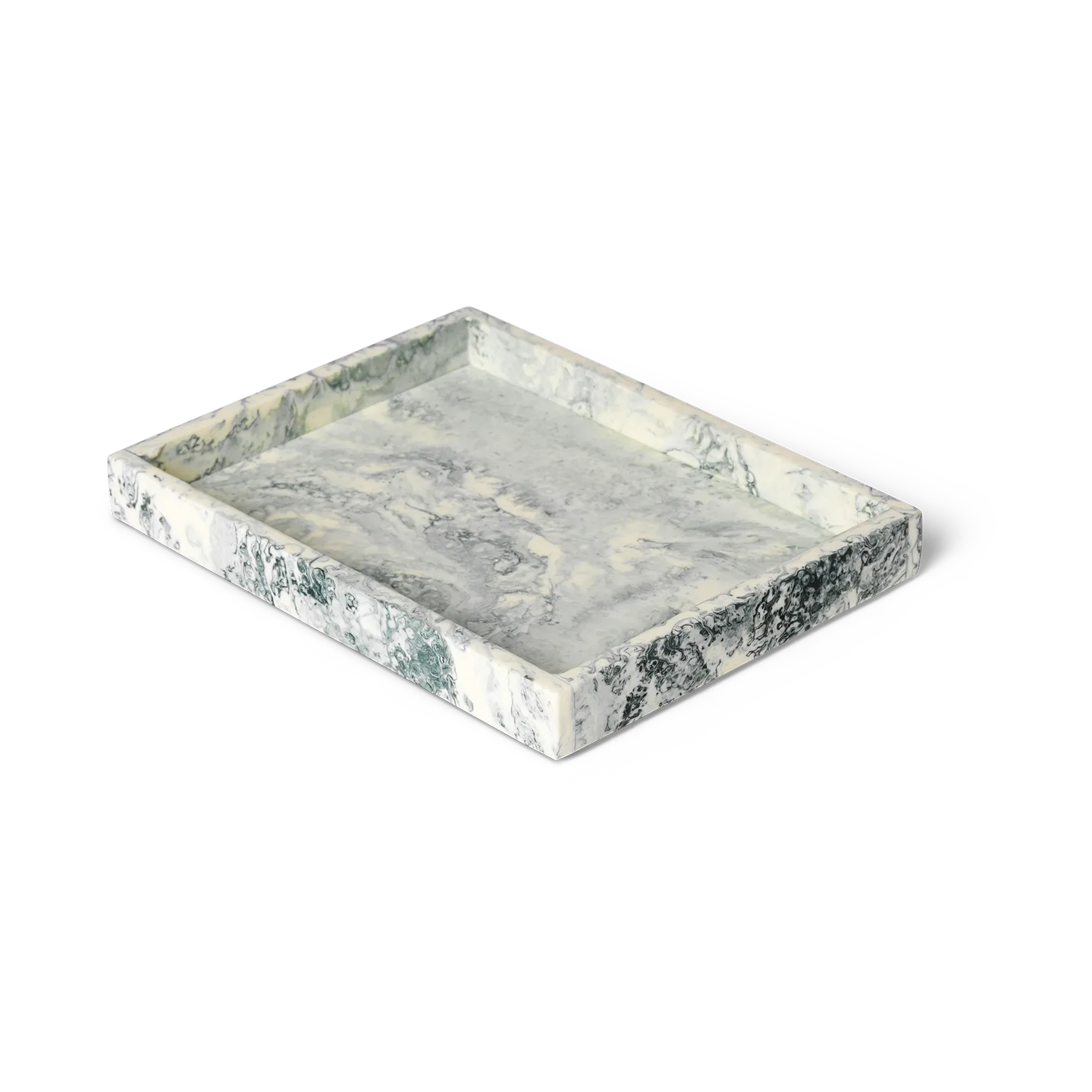 Ferm Living Plateau de décoration Mist cm Emerald-off white — vue 3