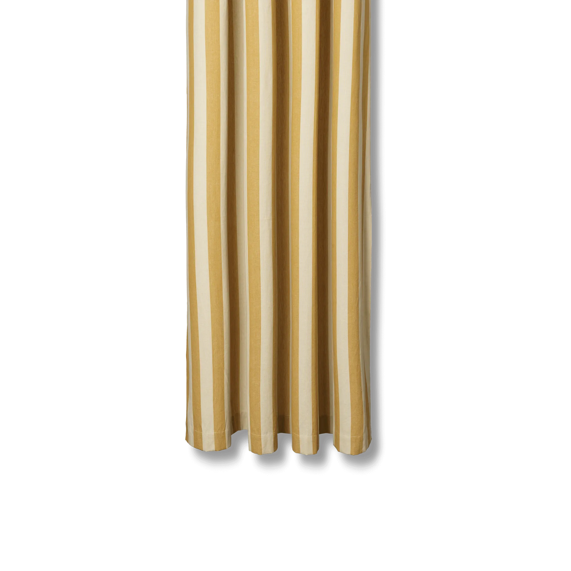 Ferm Living Rideau de douche Chambray Warm yellow-parchment