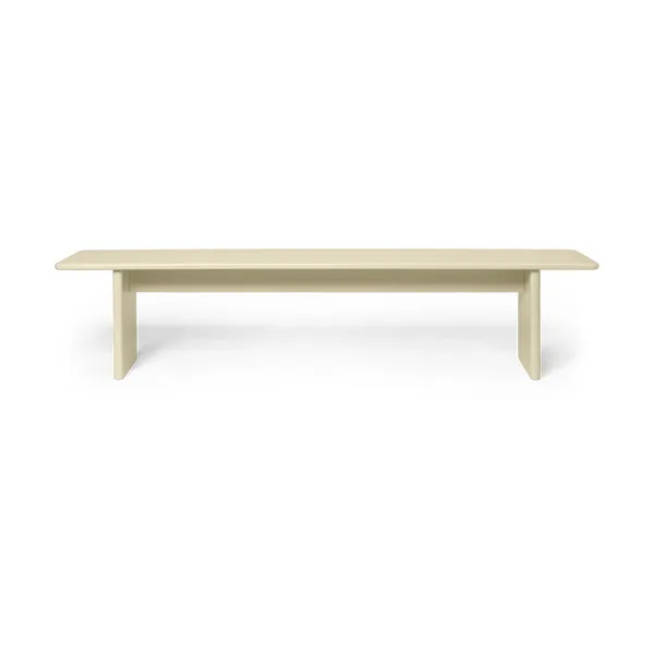 Rink bänk 200 cm, Eggshell