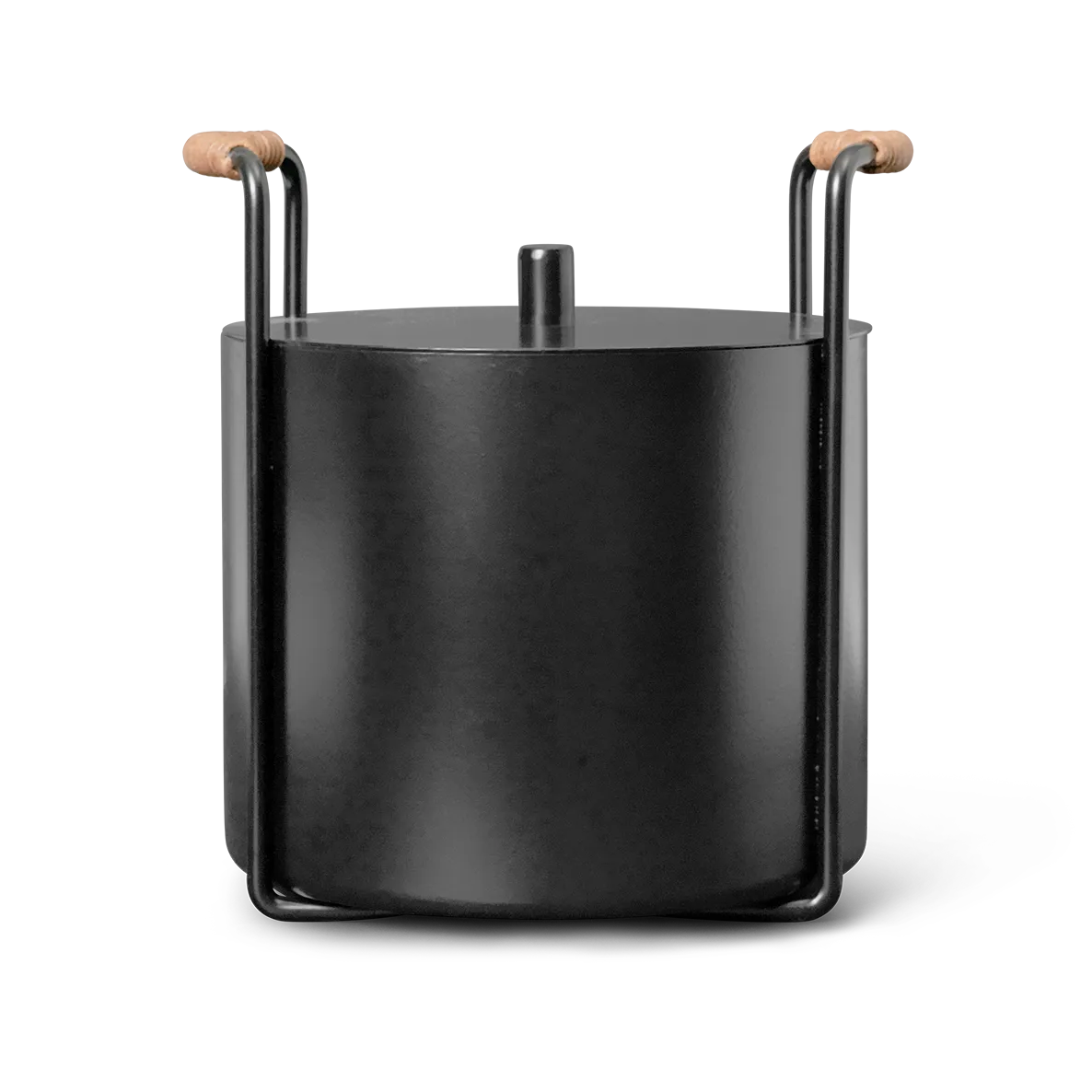 Ferm Living Seau à cendres et à bois d'allumage Port Black