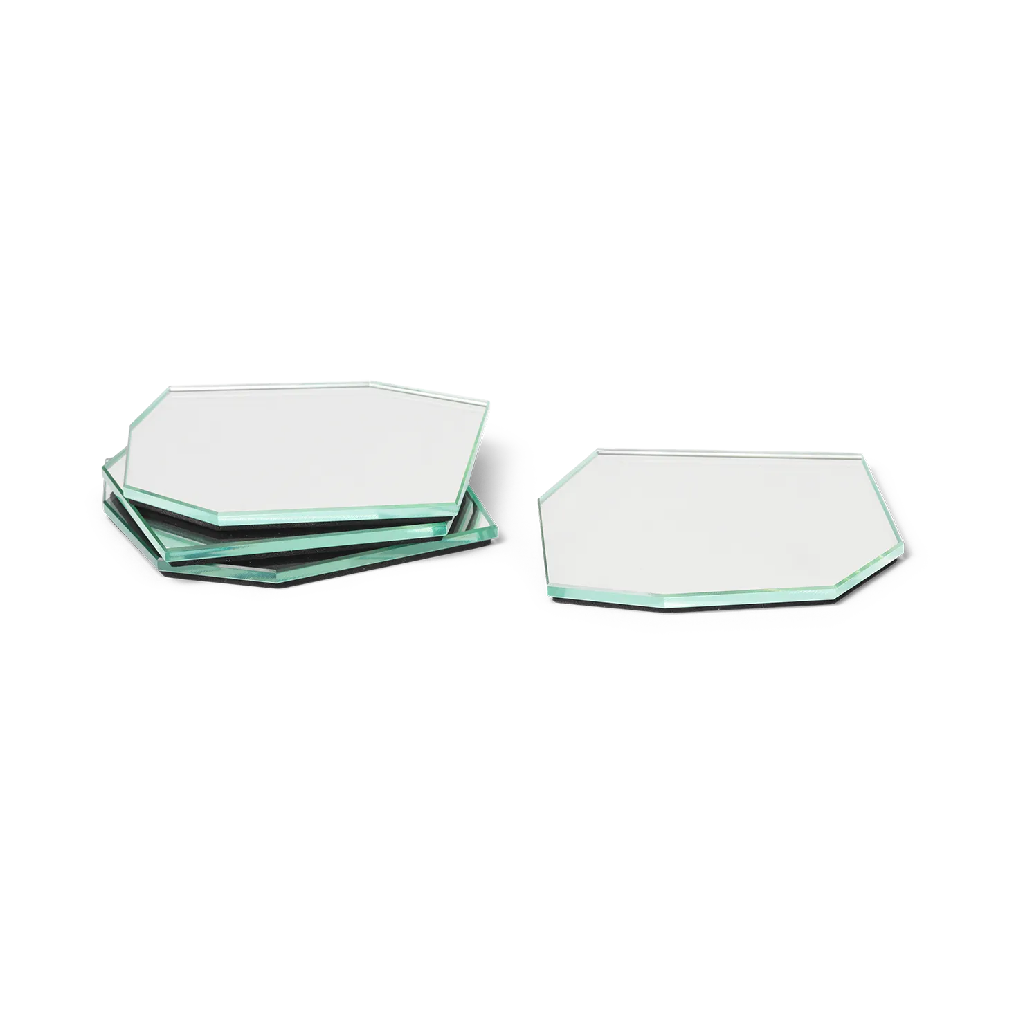 Ferm Living Sous-verres Shard Lot de 4 Mirror