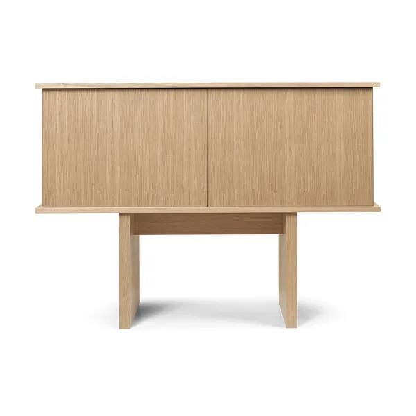 Stilt sideboard single 72,5x100 cm, Natural oak