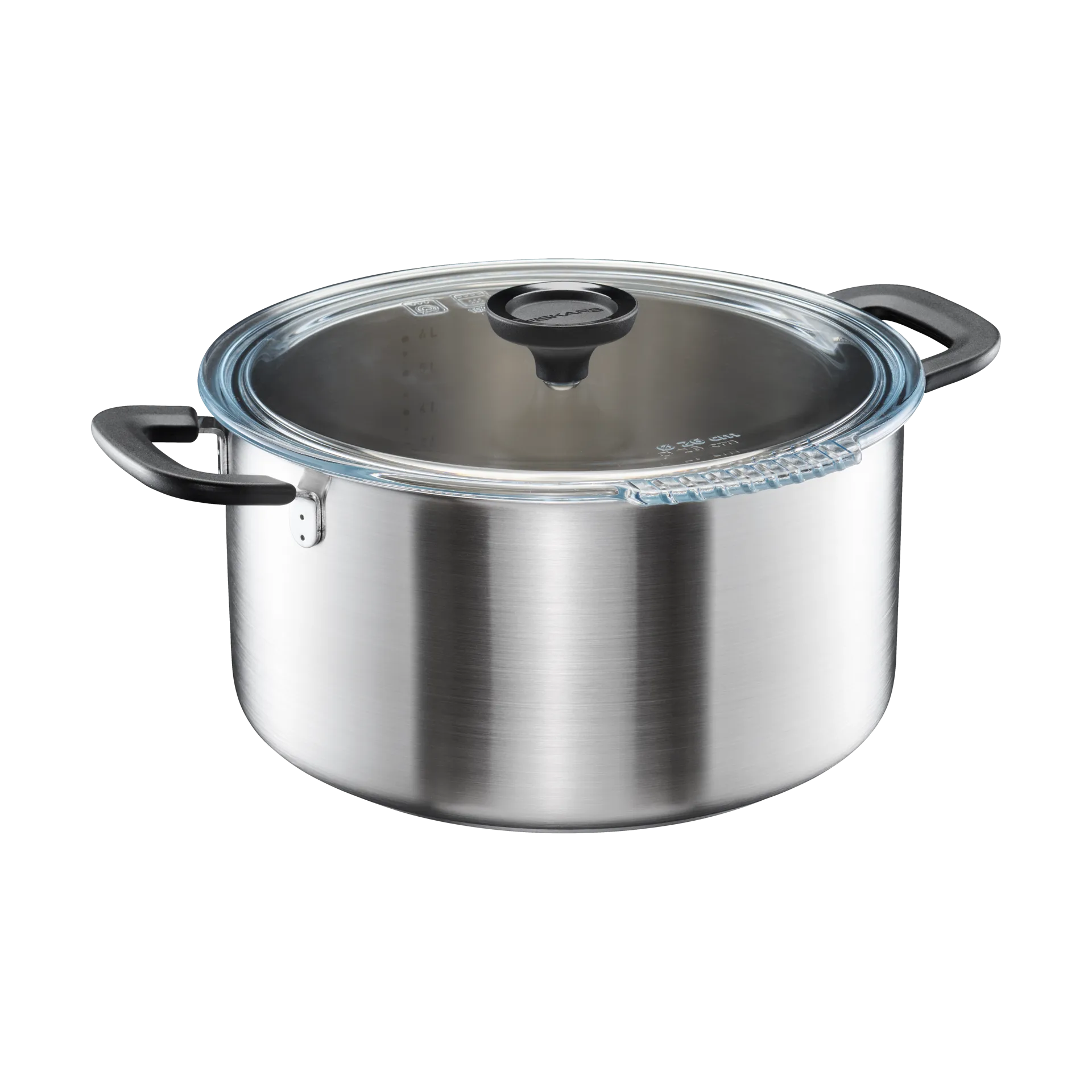 Fiskars - Functional Form - Gryde - Induktion - 7 L - Rustfrit Stål