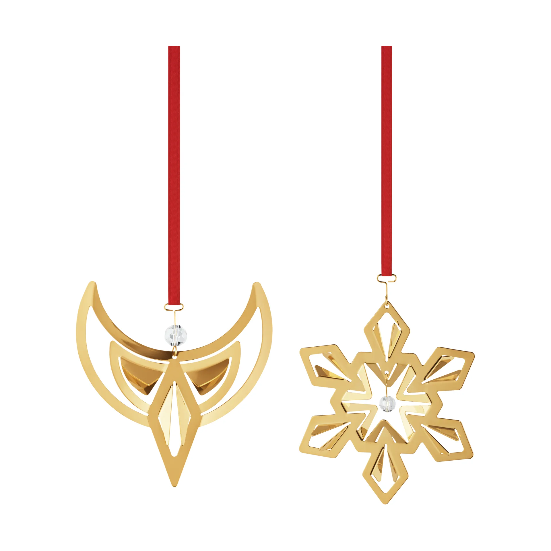 Georg Jensen 2024 juleophæng 2 dele Palladiumbelagt