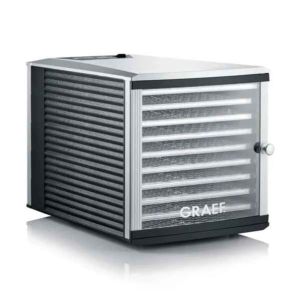 Graef DA510 Dehydrator svamptork 10 brickor, Svart