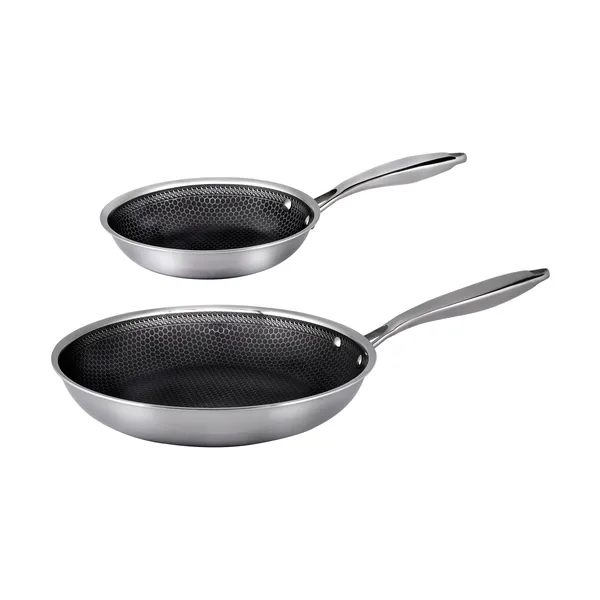 Hâws Santo hybrid coating stekpanneset 2 delar, Rostfritt stål
