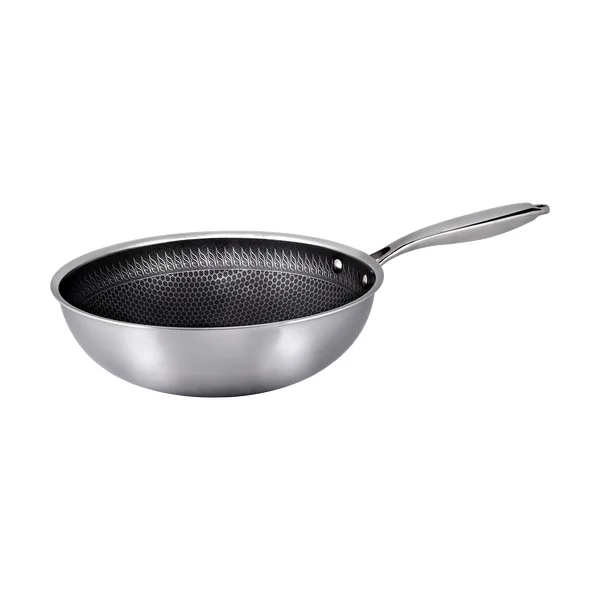 Hâws Santo hybrid coating wokpanna 28 cm, Rostfritt stål