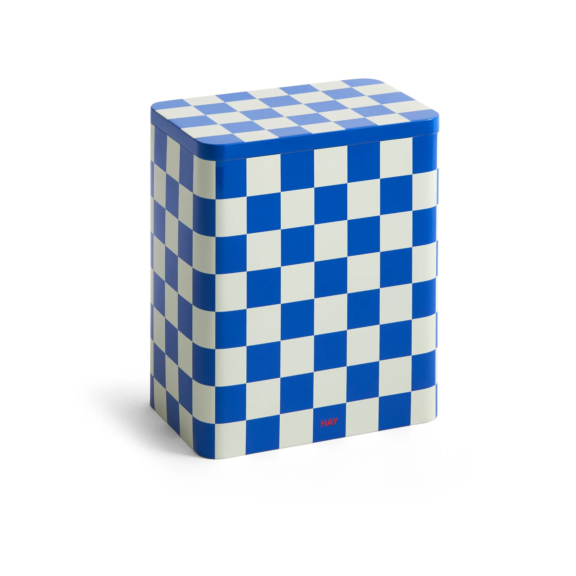 HAY Bocal Tin Container large Blue-off white