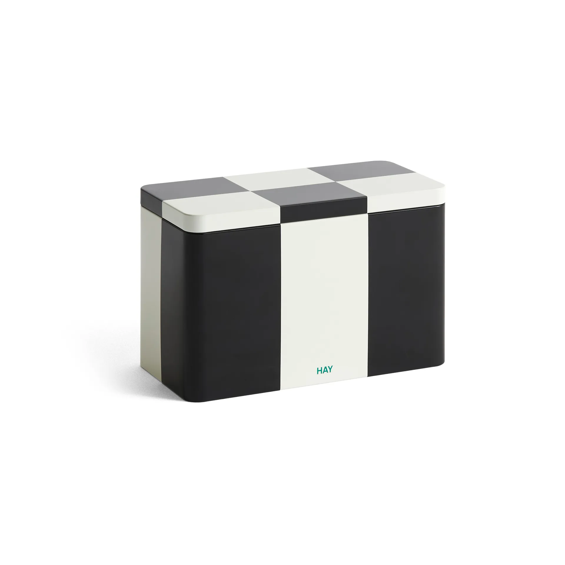 HAY Bocal Tin Container medium Black-off white