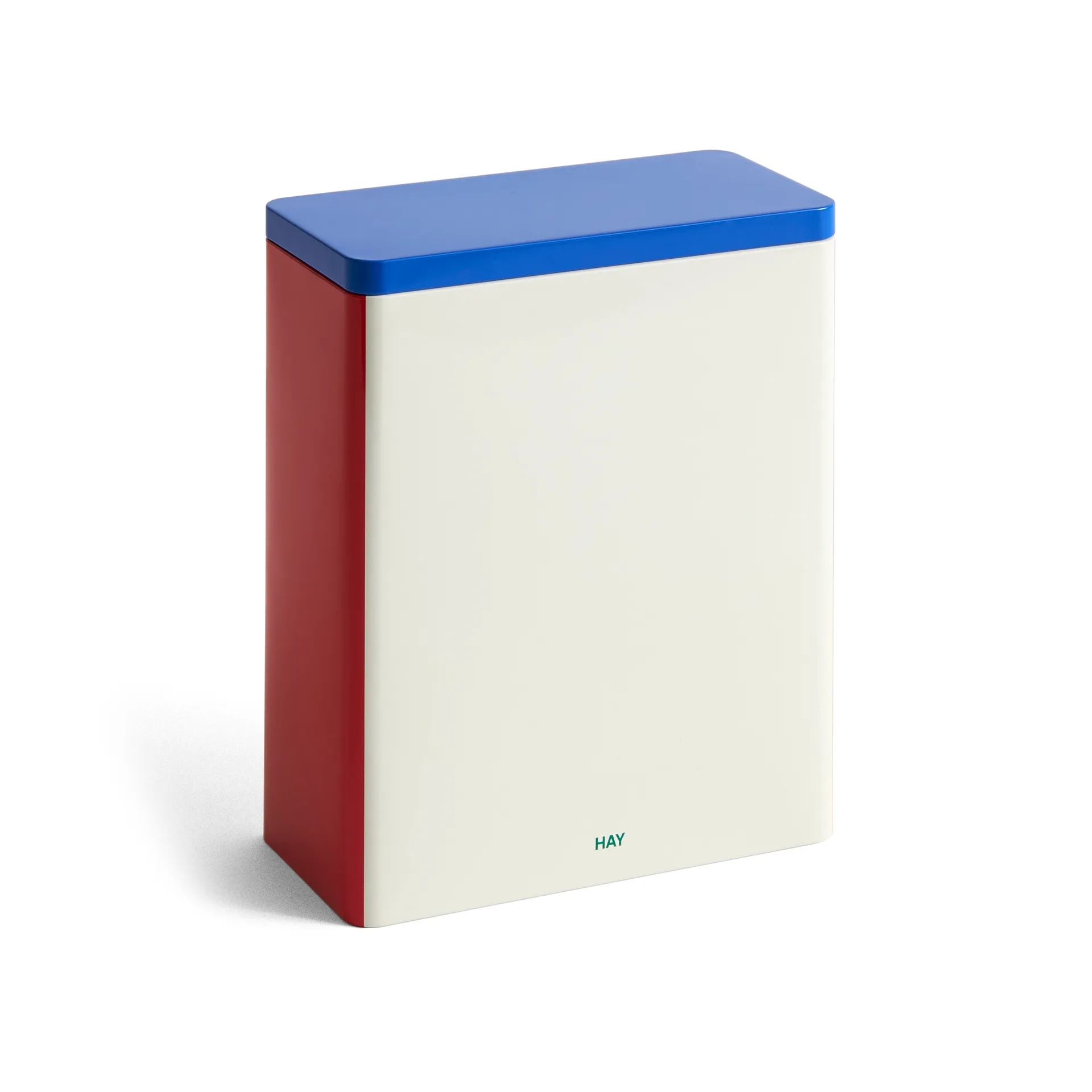 HAY Bocal Tin Container x-large Off white-blue-red