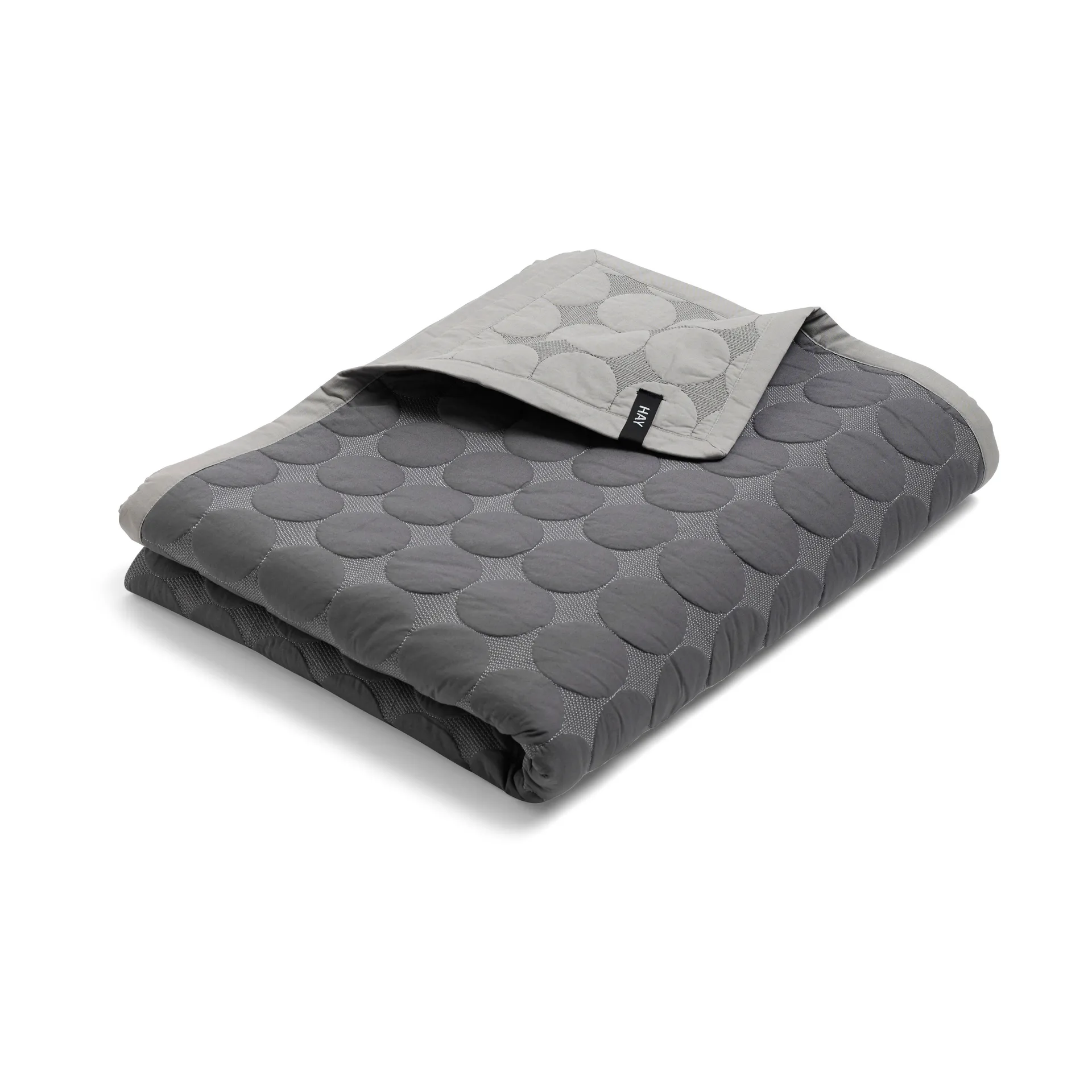 HAY Couvre-lit Mega Dot organic cm Dark grey