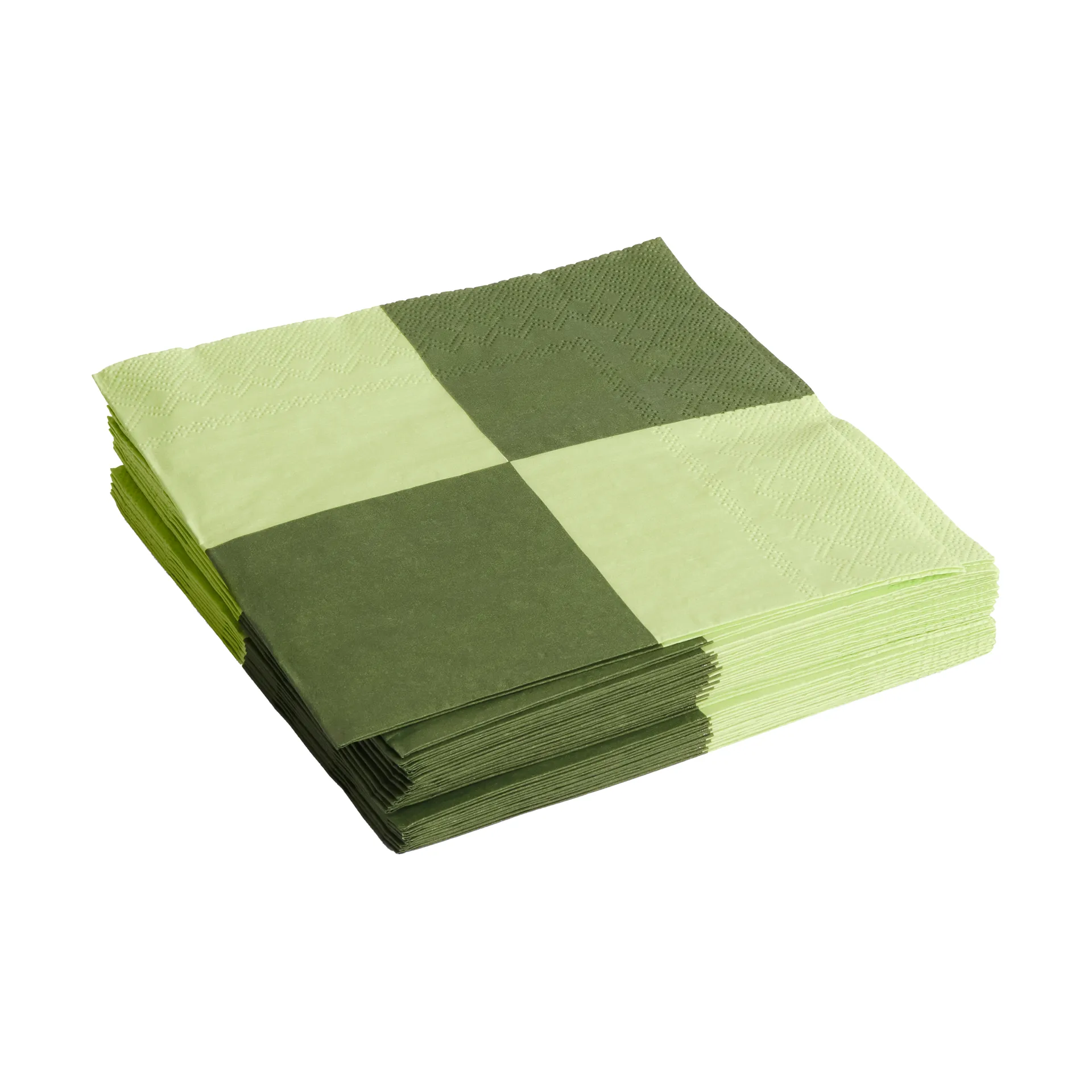 HAY Pattern Dinner Check servietter 40x40 cm 20-pak Light green-dusty green L