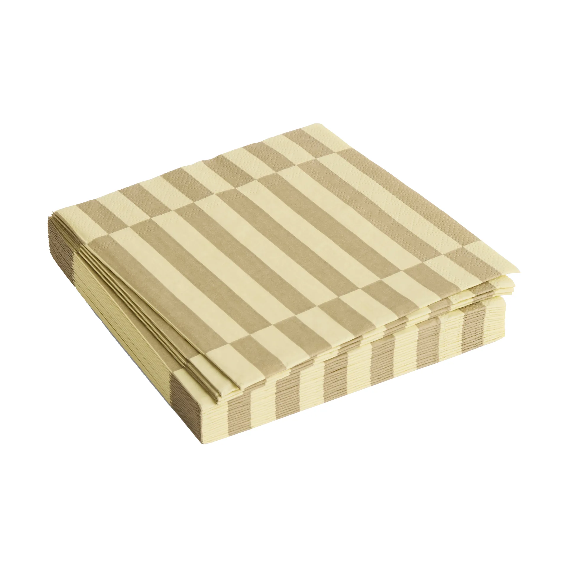 HAY Pattern Lunch Stripe servietter 33x33 cm 20-pak Cream-sand pillar