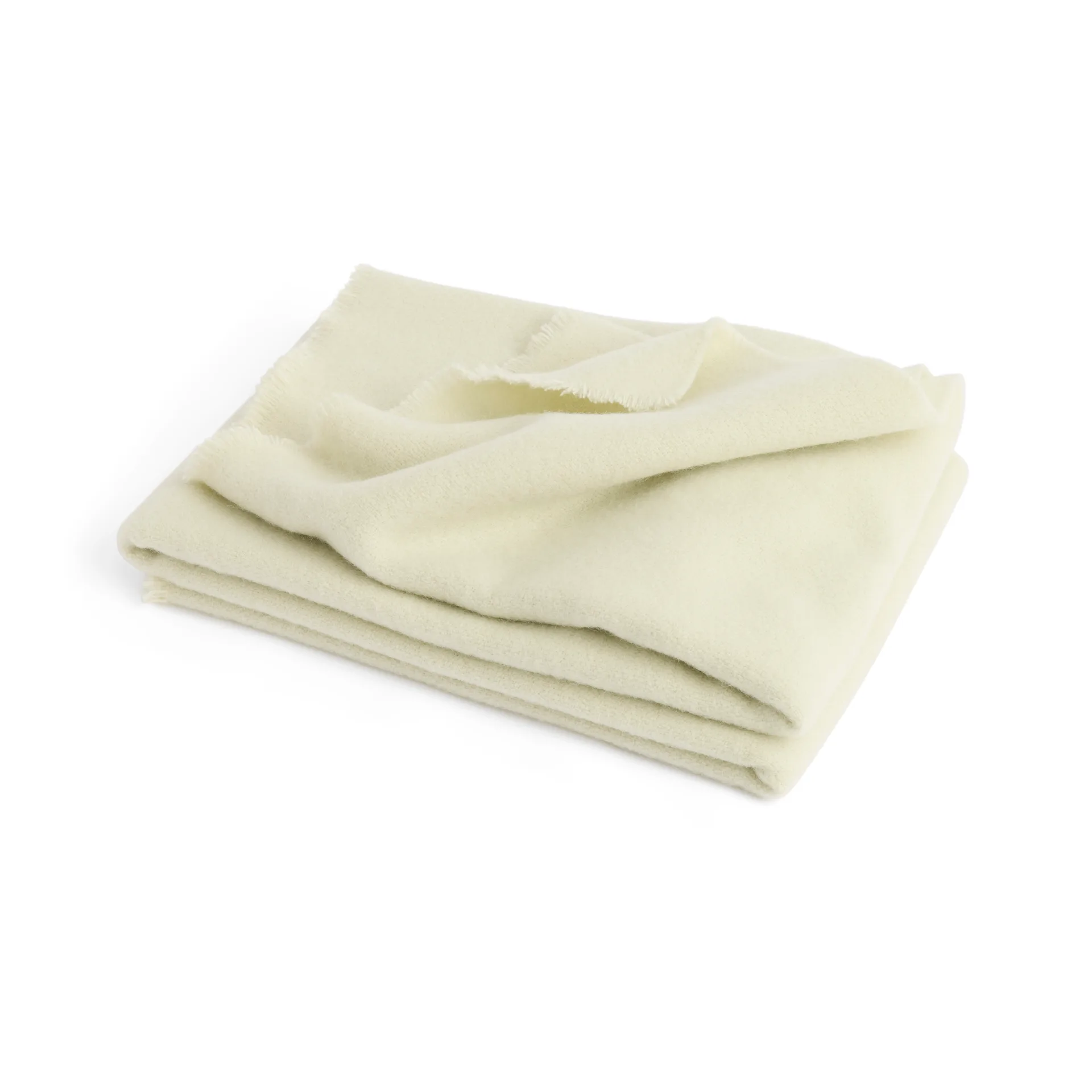HAY Plaid en laine Mono cm Cream