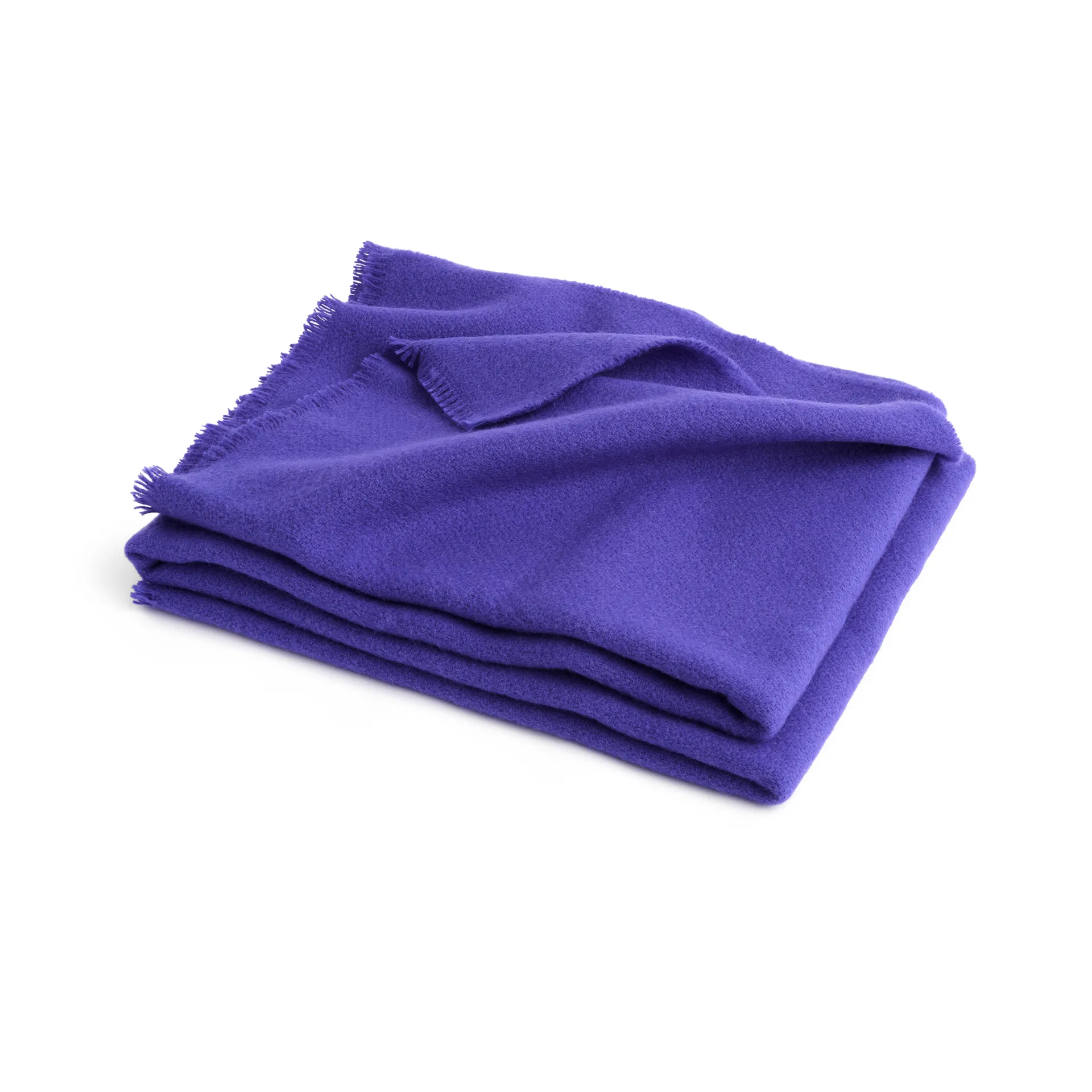 HAY Plaid en laine Mono cm Deep purple