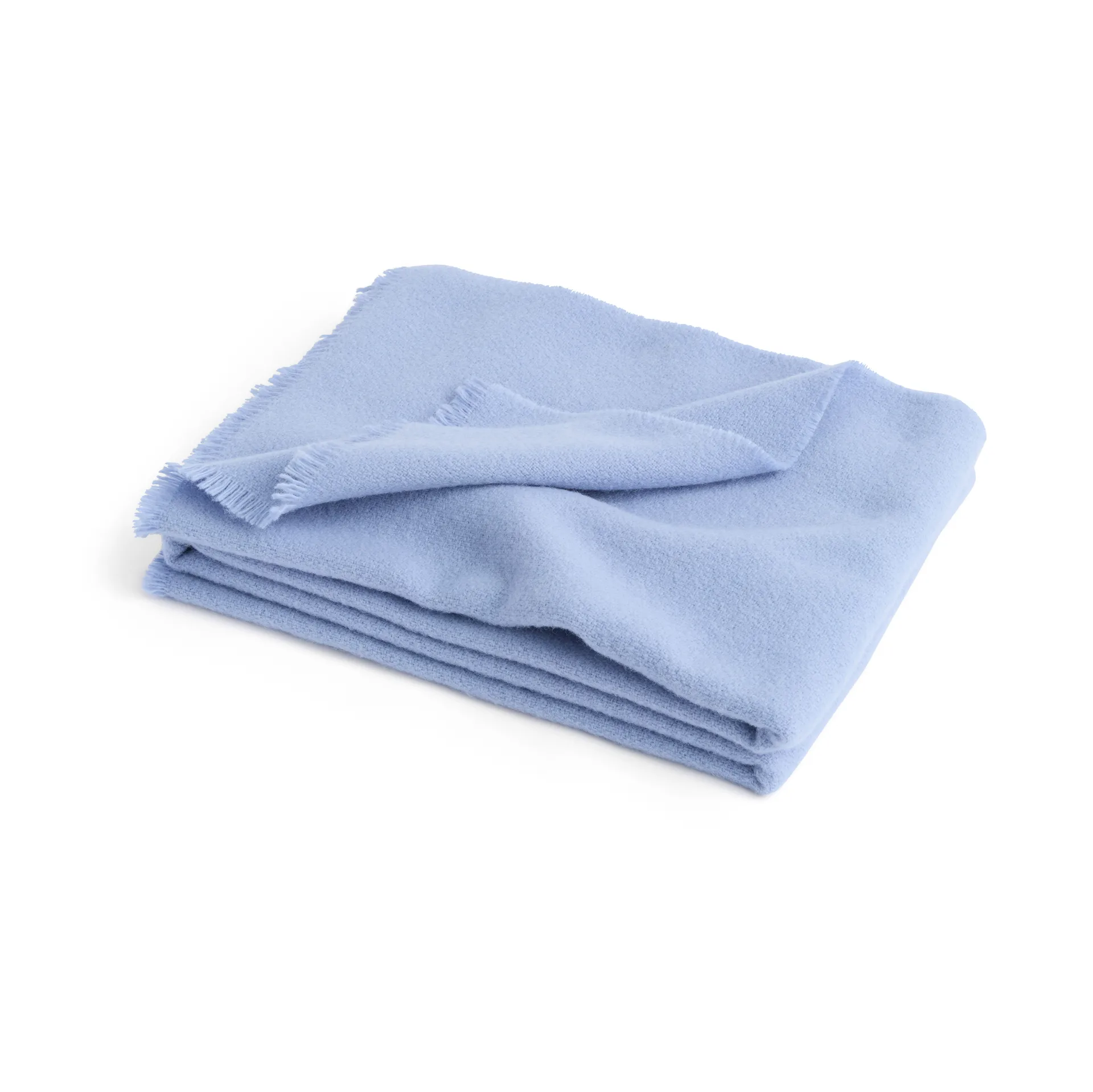 HAY Plaid en laine Mono cm Light blue