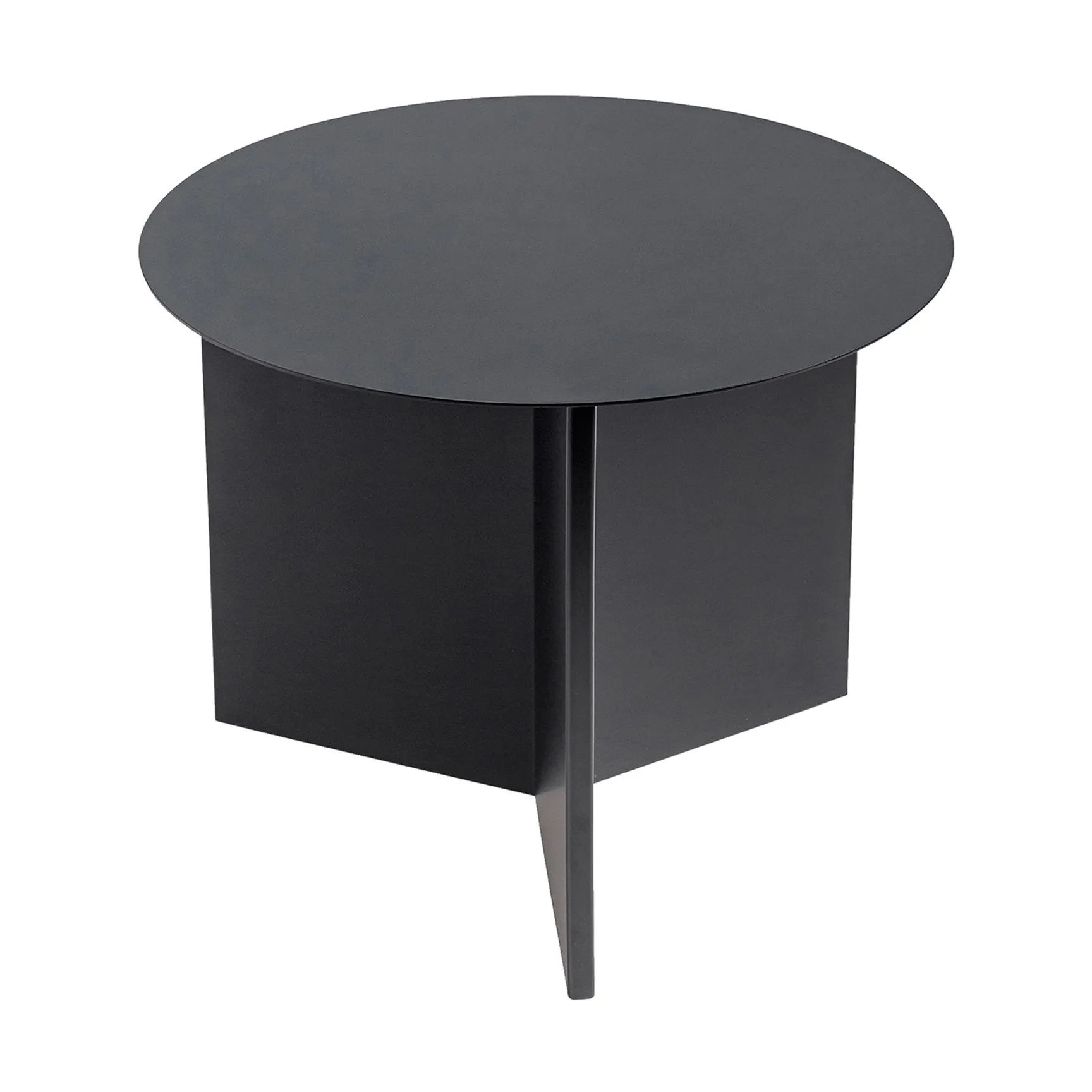 HAY Table basse Slit Ø Black