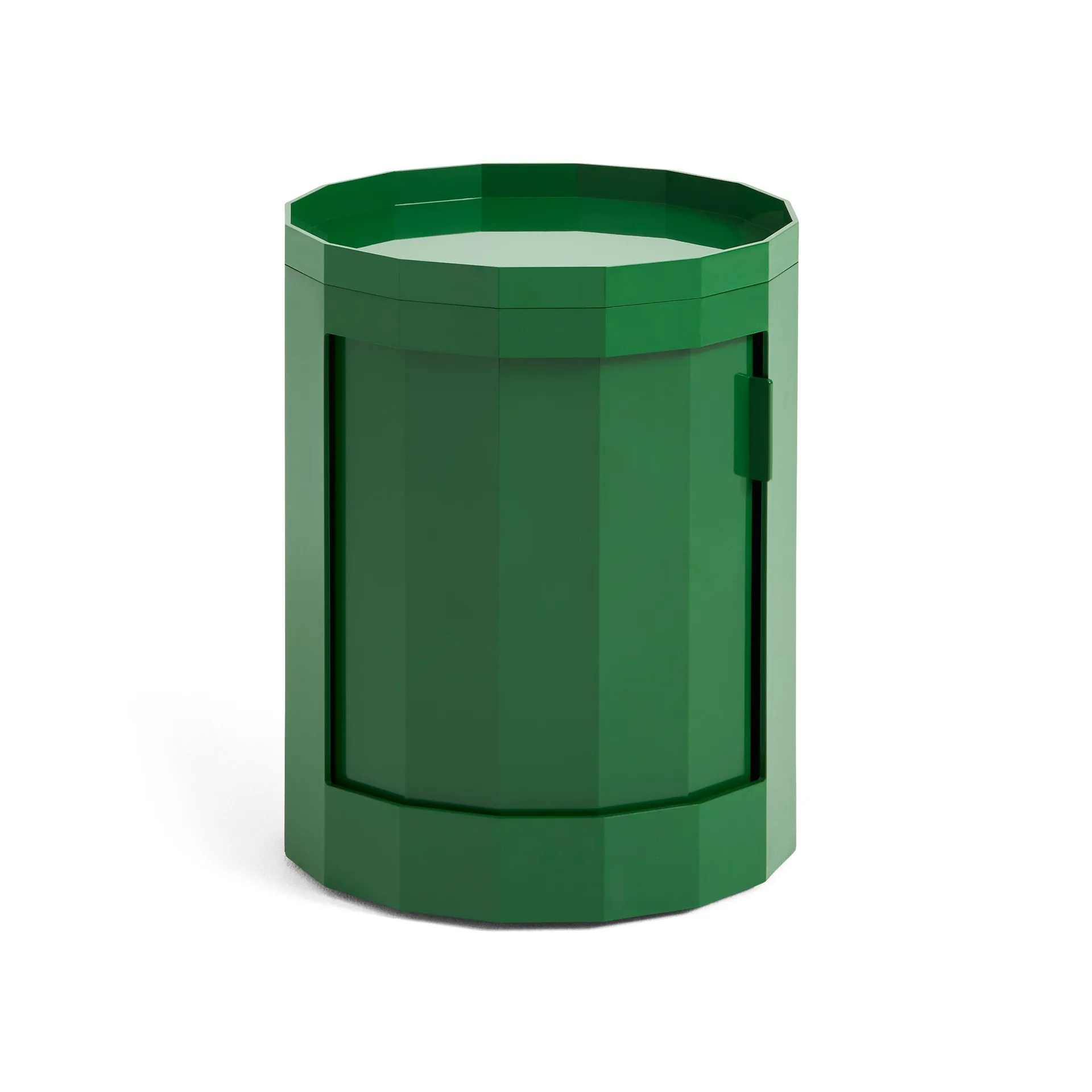 HAY Table d'appoint Facet Cabinet 100 Spinach green