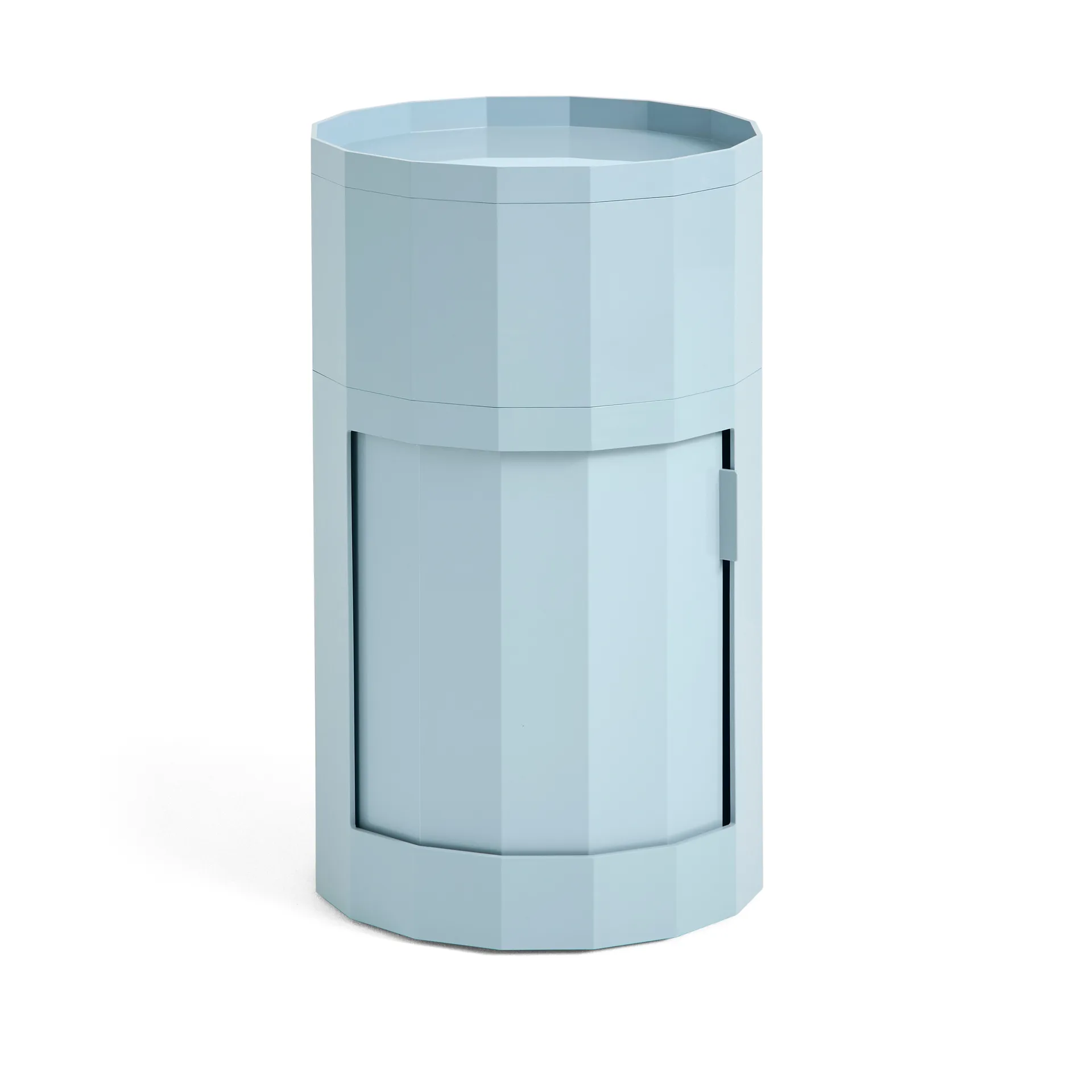 HAY Table d'appoint Facet Cabinet 101 Misty blue