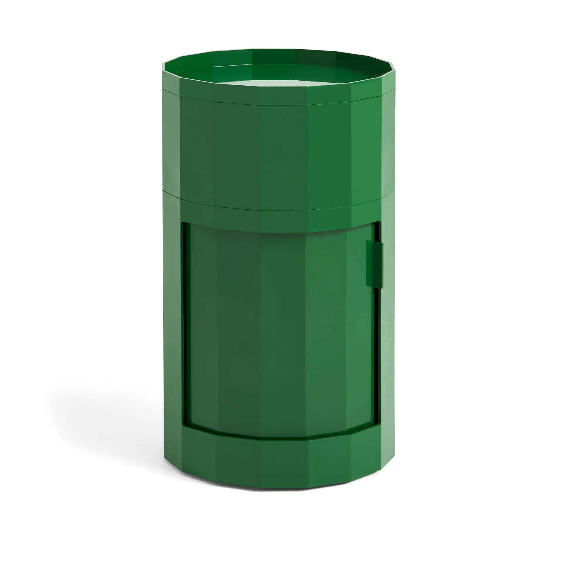 HAY Table d'appoint Facet Cabinet 101 Spinach green