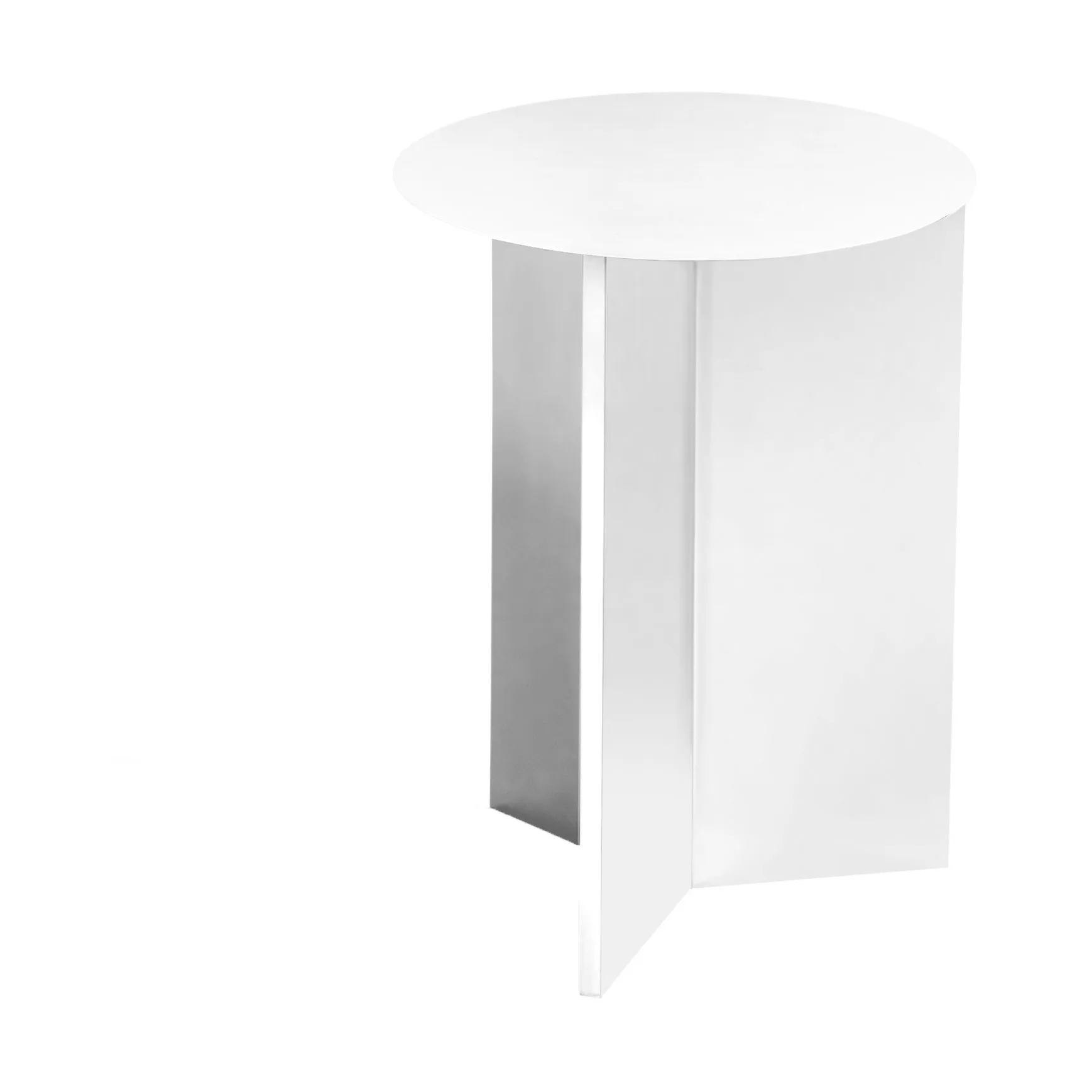 HAY Table d'appoint Slit high Ø White