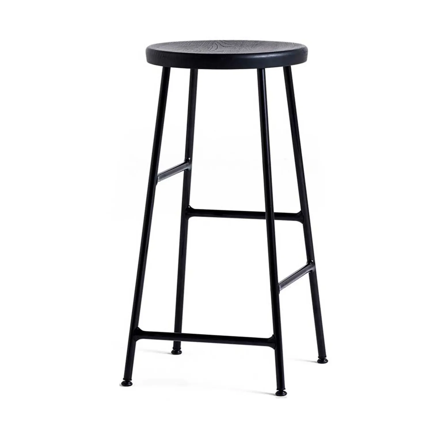HAY Tabouret de bar Cornet Soft black oak-soft black