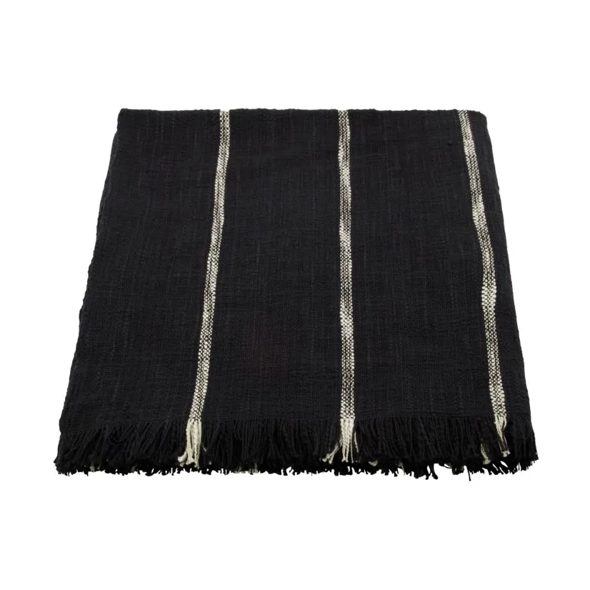 House Doctor Couvre-lit Tuur cm Noir-écru