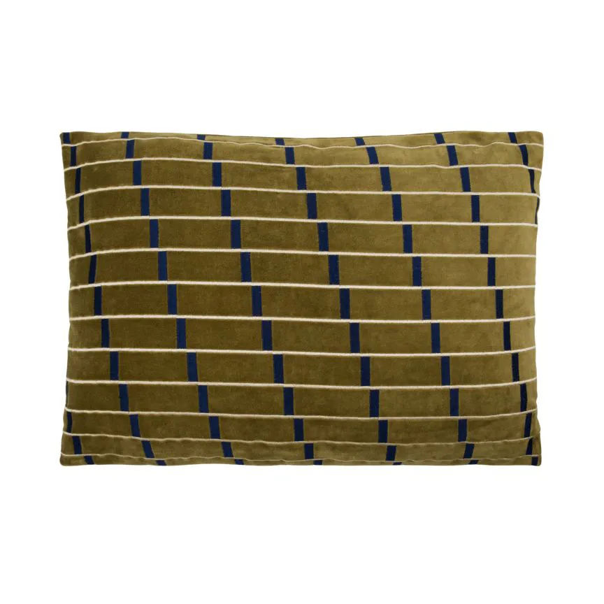House Doctor Housse de coussin Gona cm Ambre