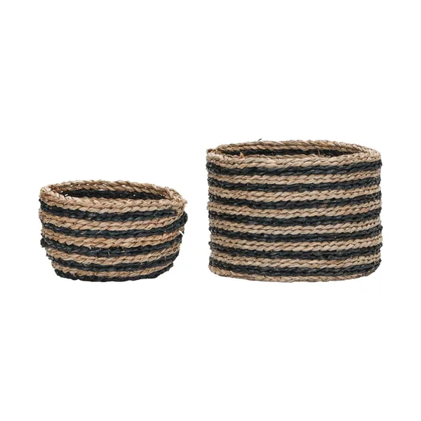 Zola förvaringskorg 2-pack, Natur