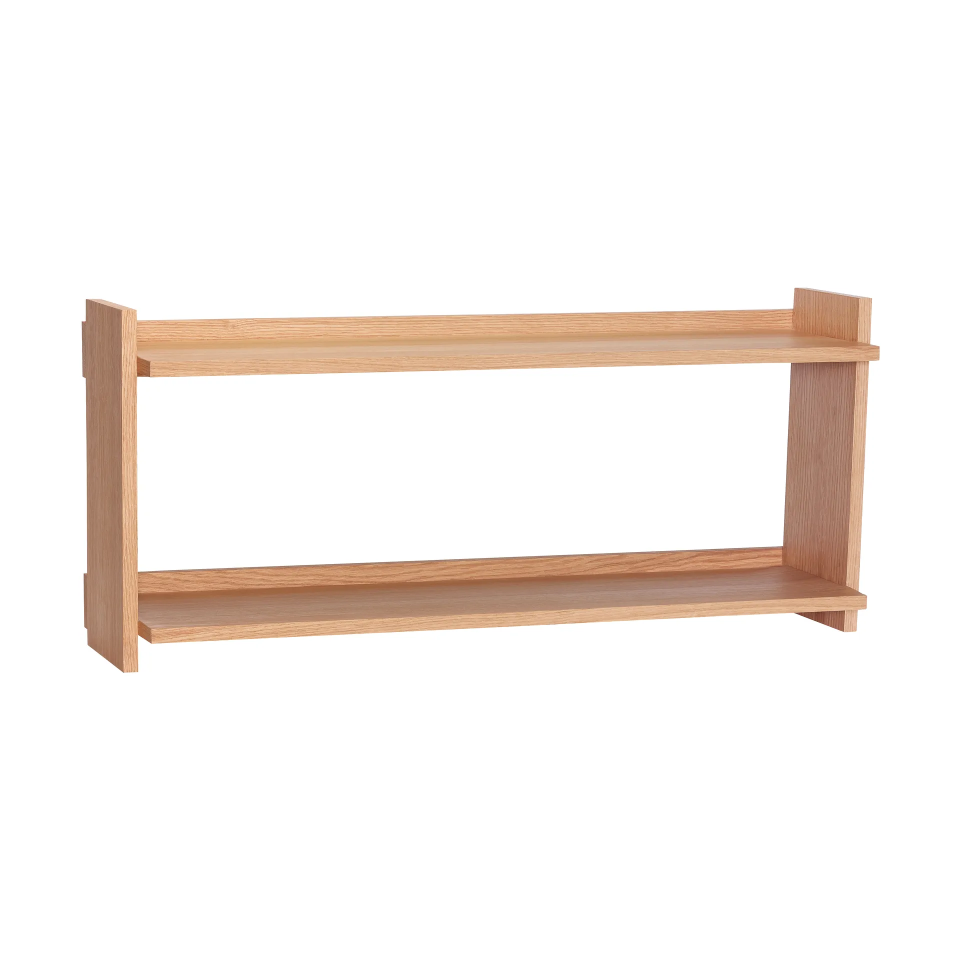 Stor Hübsch Forma Reol i egetræ 100x28x44 cm