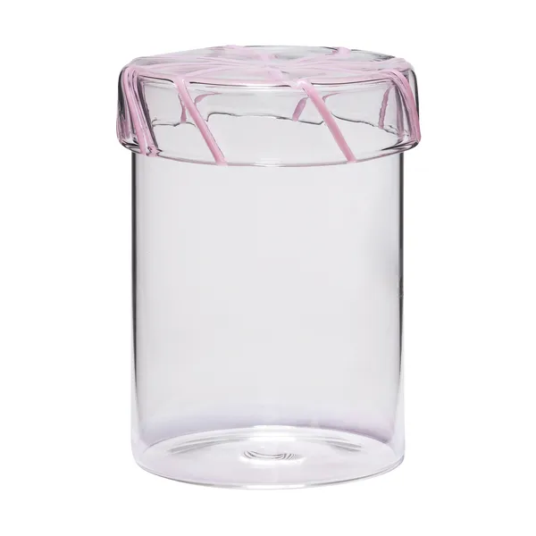 Heir förvaringsburk glas medium