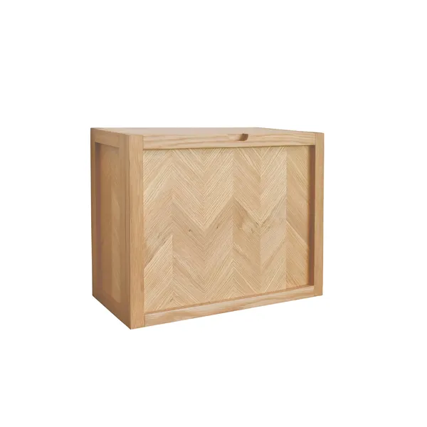 Herringbone skoskåp, Ek