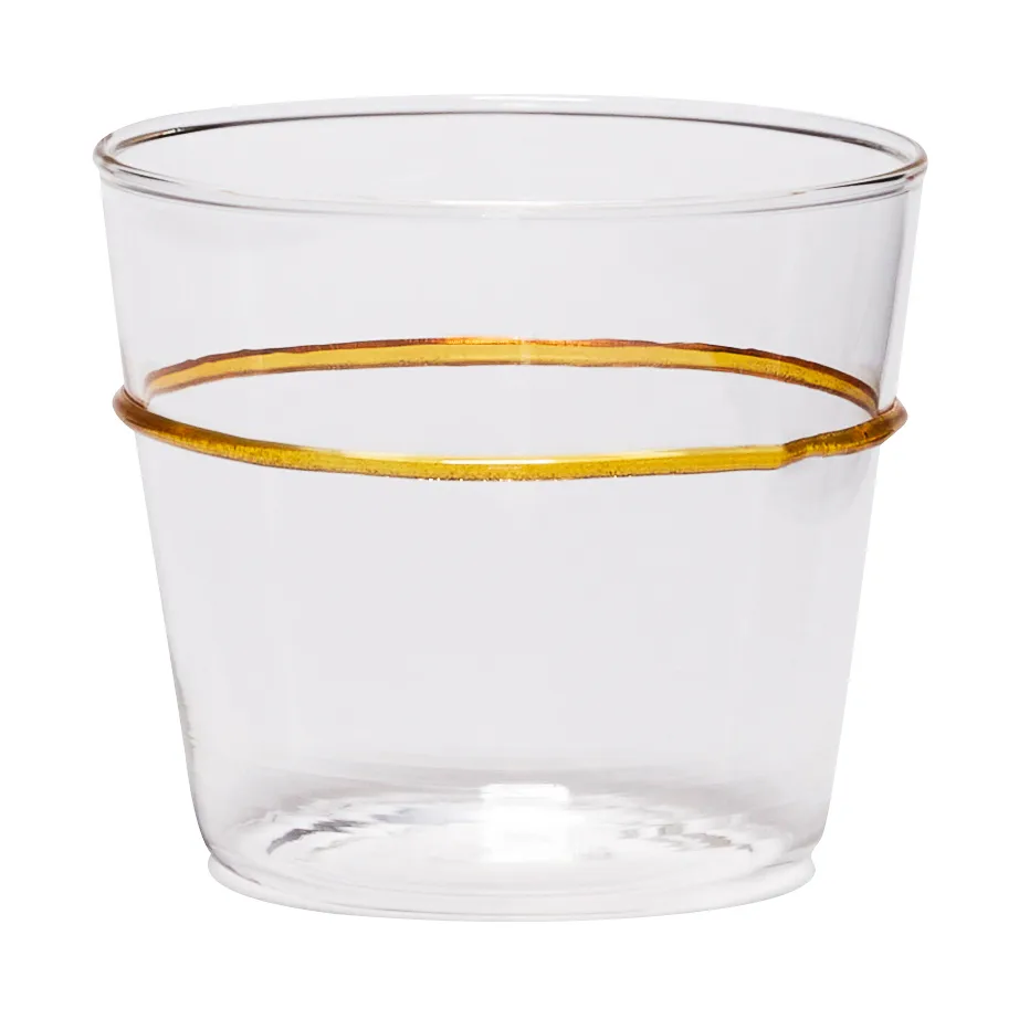 Hübsch Orbit drikkeglas 20 cl Yellow