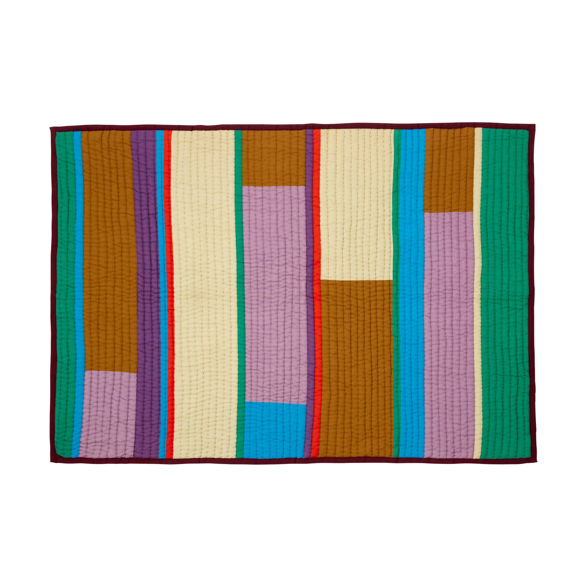 Hübsch Pavilion plaid Multicolour, 140x200 cm
