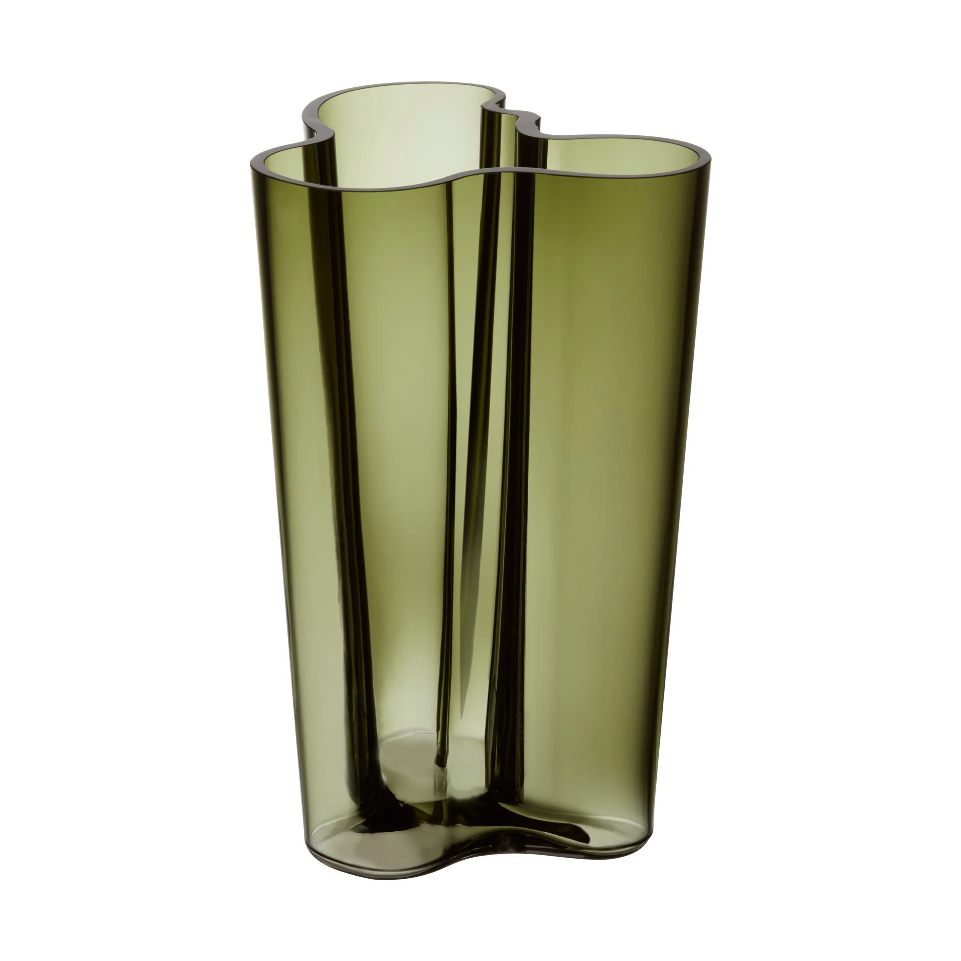 Iittala Alvar Aalto vase mosgrøn 251 mm