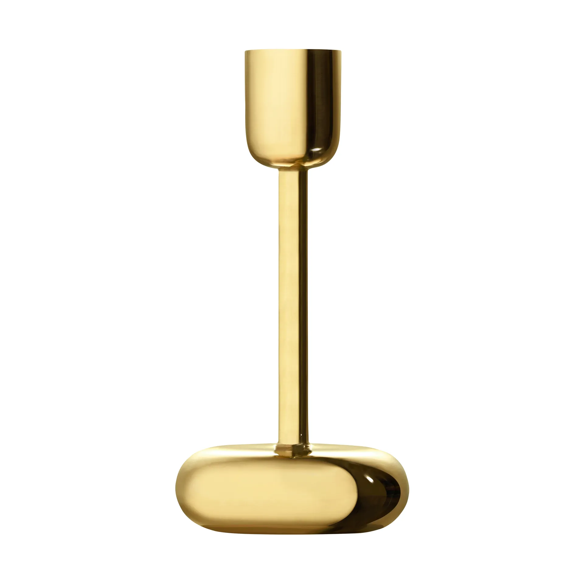 Iittala Nappula ljusstake m&auml;ssing stor 183 mm