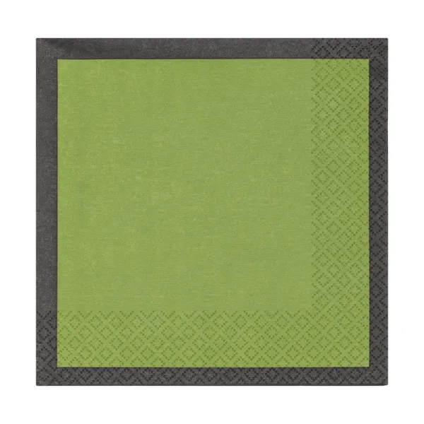 Play pappersservetter 33x33 cm 20-pack, Mossgrön