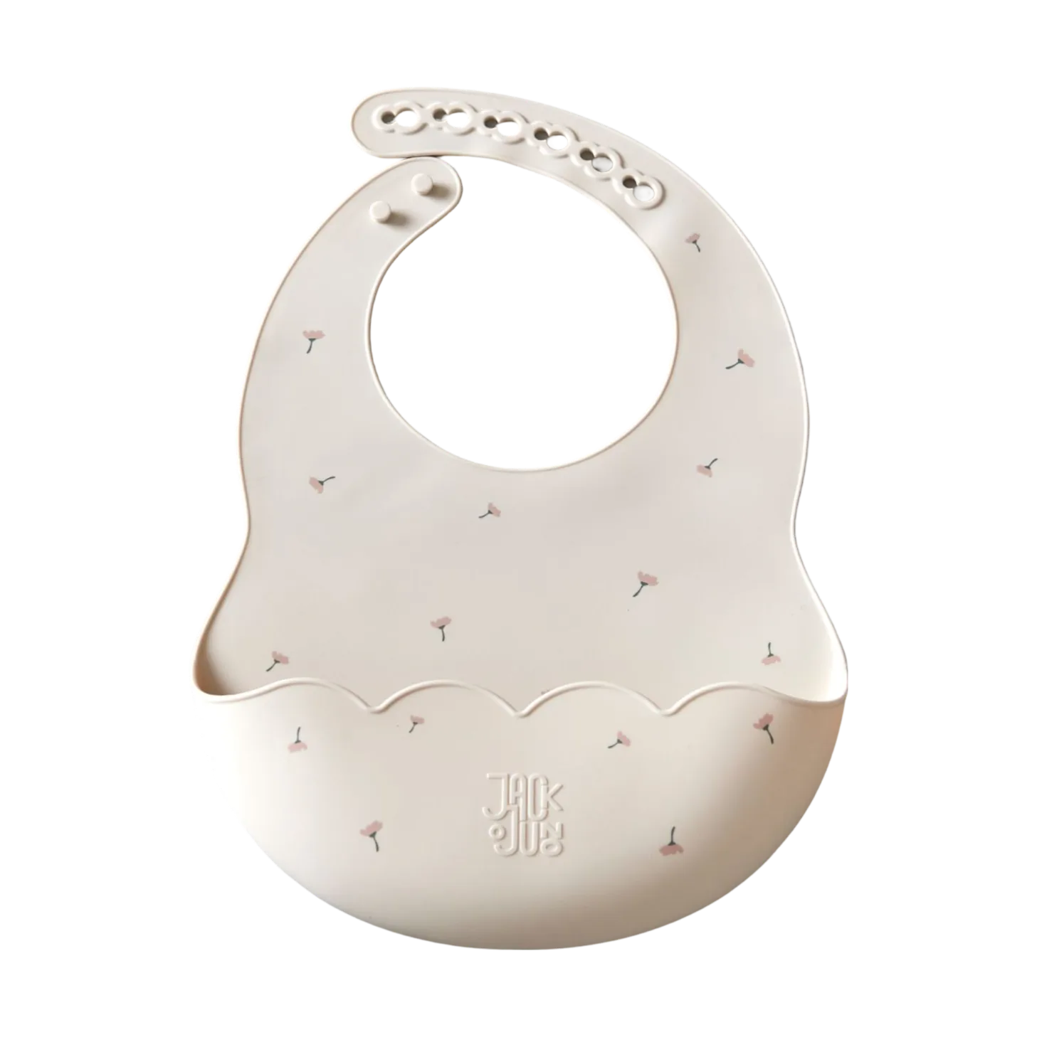 Jack o Juno Hagesmæk - Silikone - Poppy in Bloom - Cream m. Prin