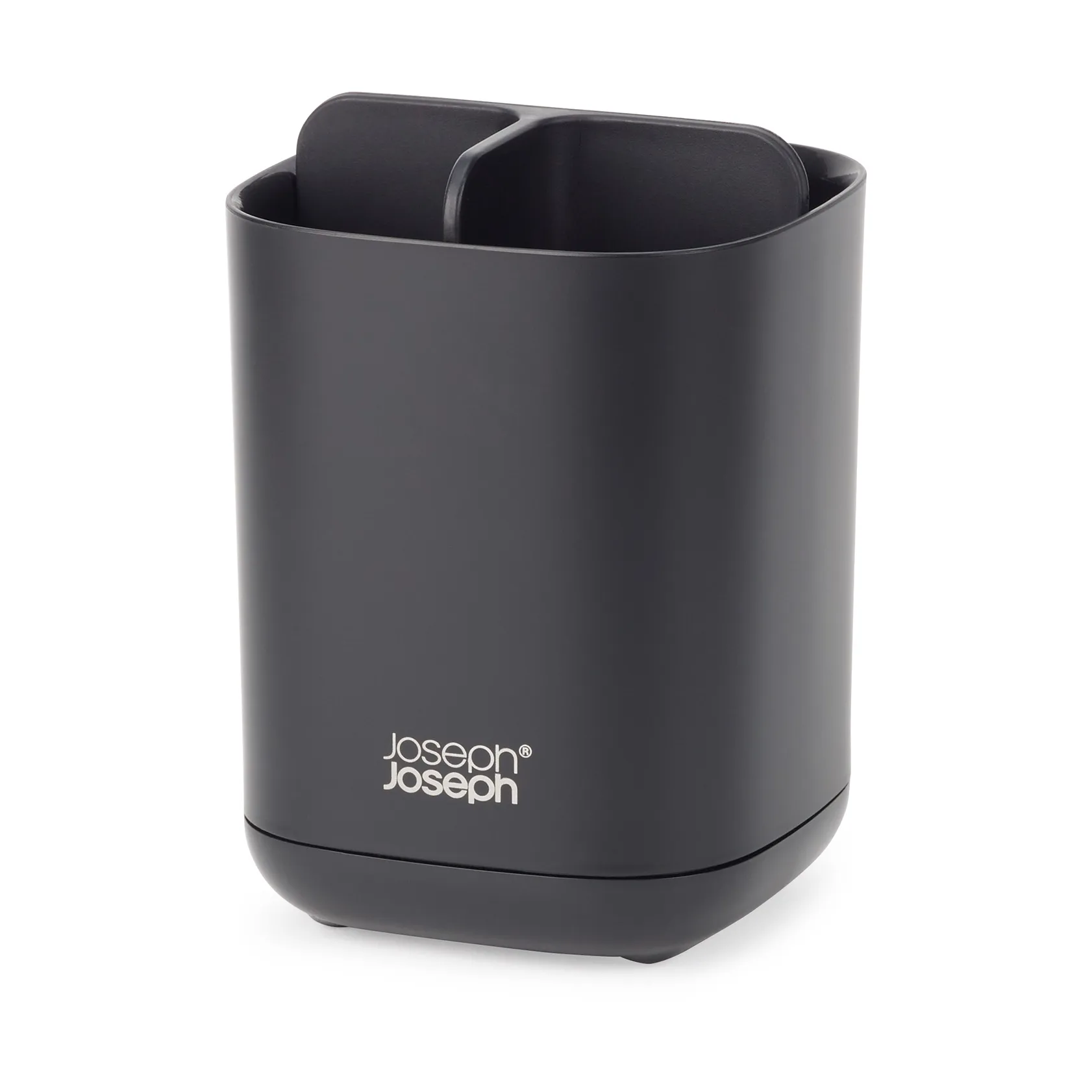 Joseph Joseph EasyStore Tandbørsteholder - 12,7x9x9 cm, Mat Sort