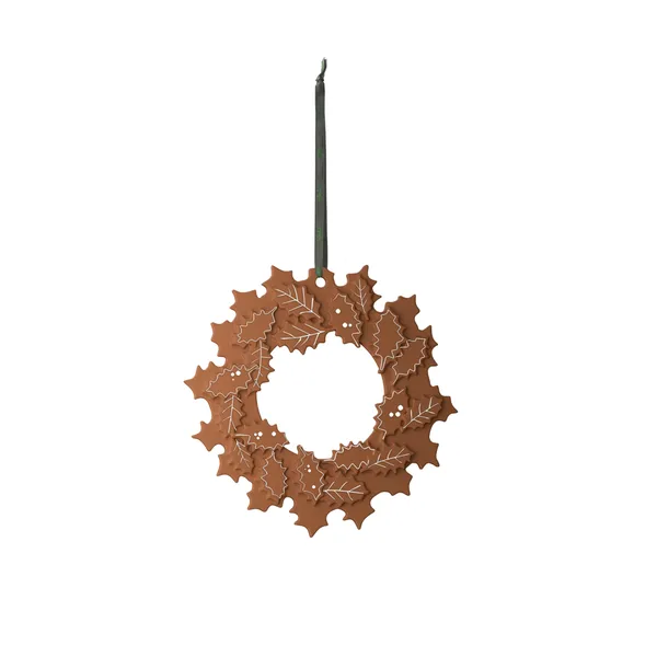 Gingerbread julkrans Ø18.5 cm