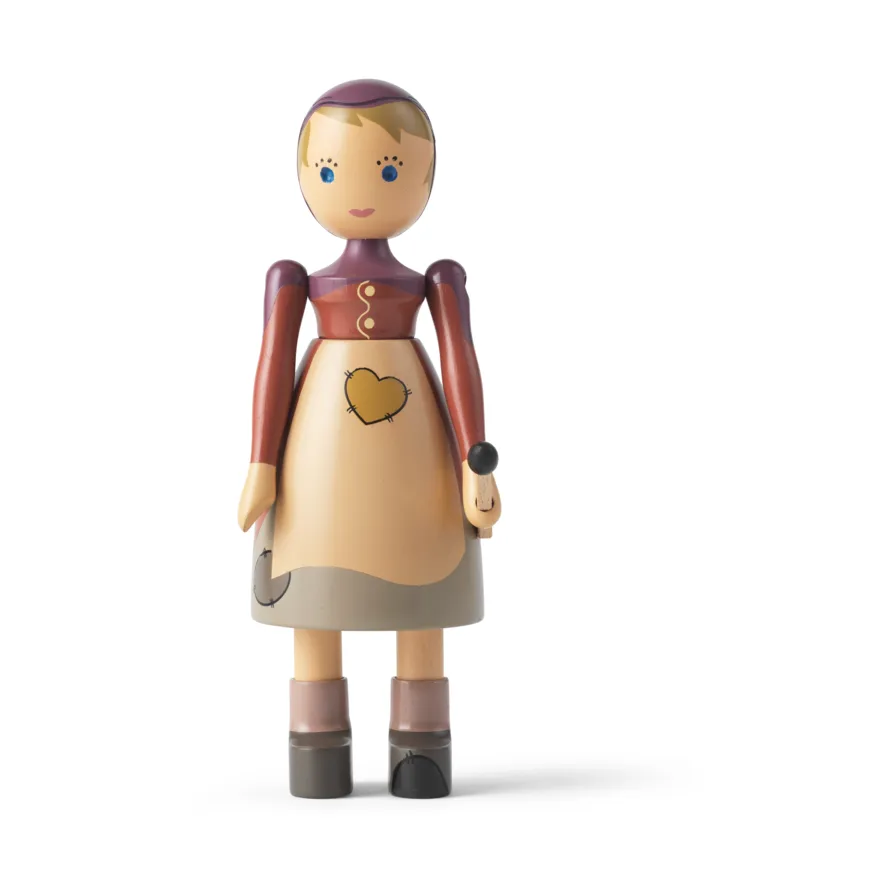 Kay Bojesen Denmark La petite fille aux allumettes Hêtre