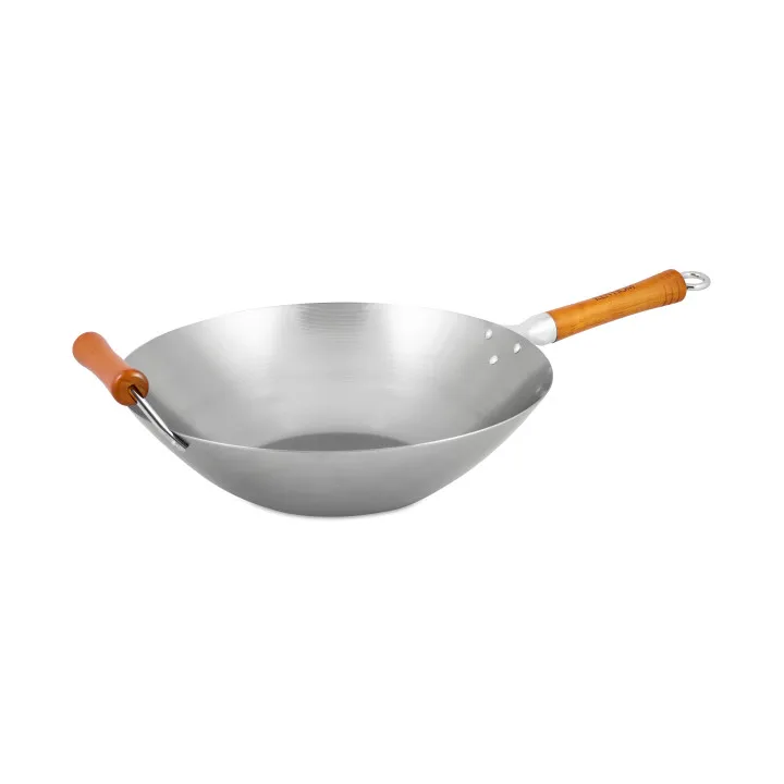 Ken Hom Excellence, Rund, Wok/Stirfry pande, Stål, Træ, Kulstofstål, 36 cm