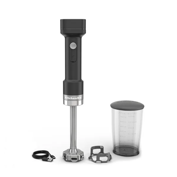 KitchenAid Go sladdlös stavmixer med batteri, Black matte