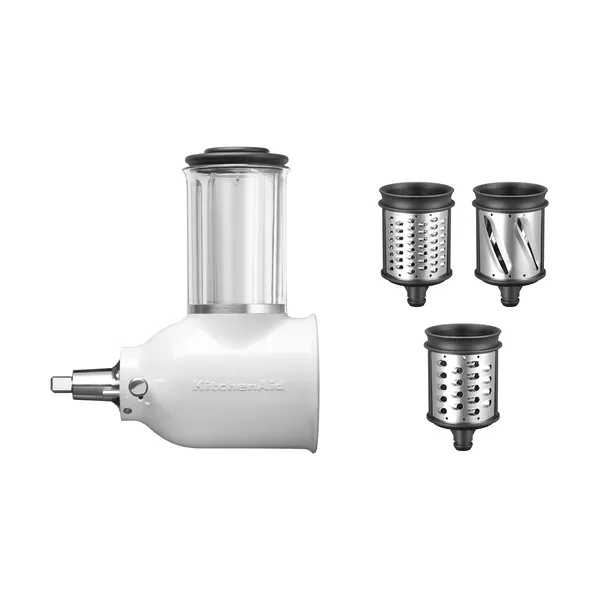 KitchenAid grönsaksskivare och rivjärn till köksmaskin, Stainless steel