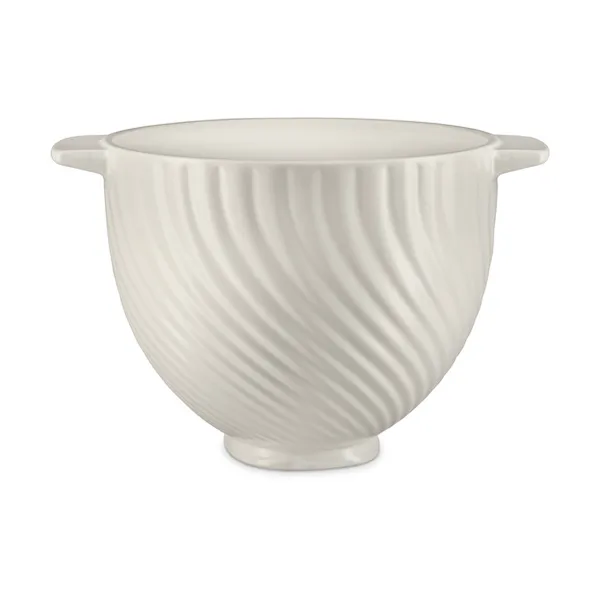 KitchenAid keramikskål dubbla handtag 4,7 L, Meringue