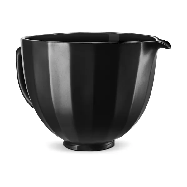 KitchenAid keramikskål med handtag 4,7 L, Black shell